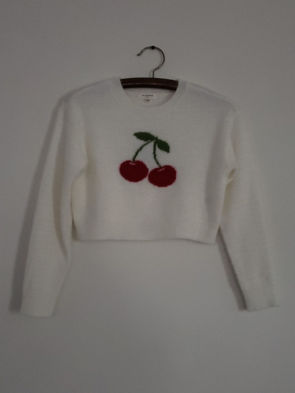 Cherry Graphic Crewneck Sweater